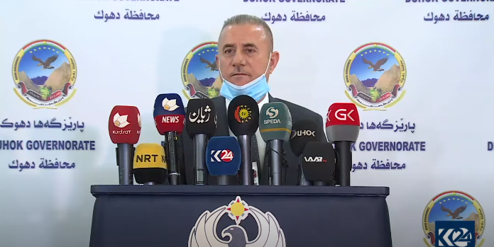 Duhok.. piraniya pêketiyên koronayê ji derve hatine